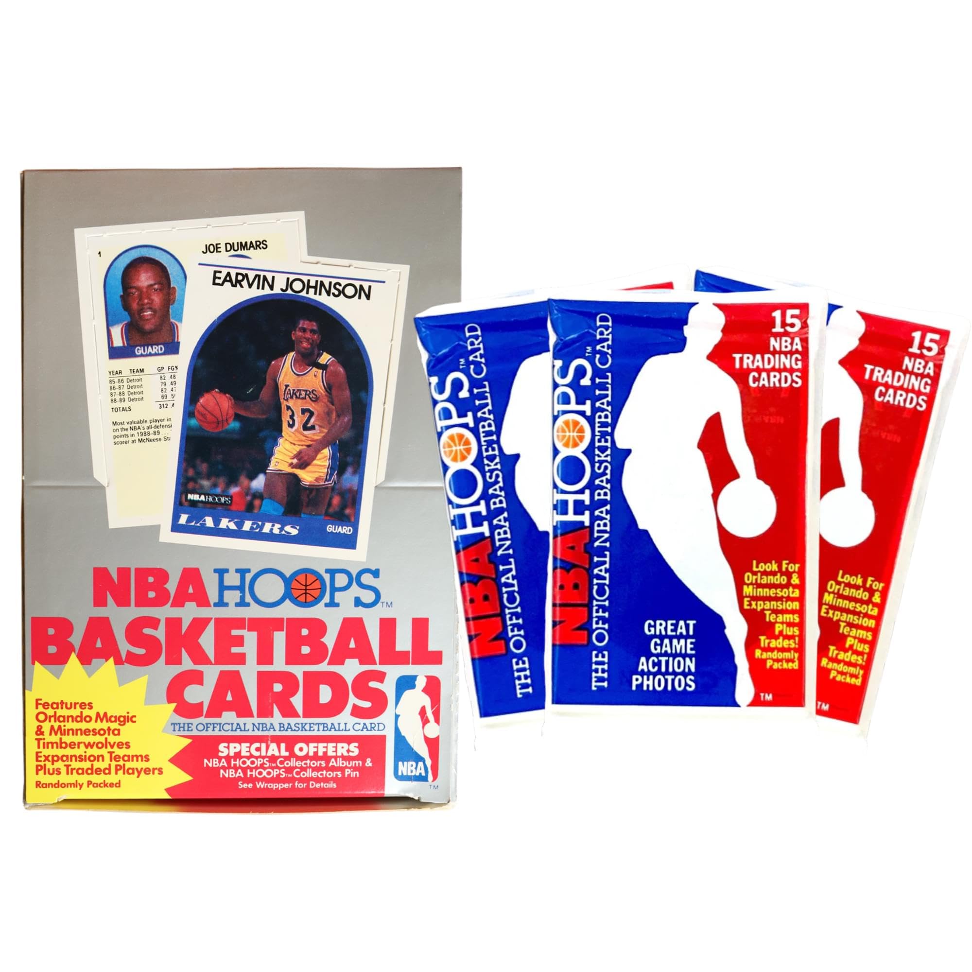 Amazon.com: 1989 NBA Hoops Basketball Cards Official : Toys & Games